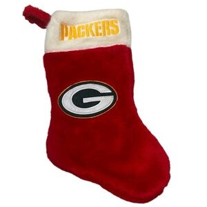 Vintage Green Bay Packers Christmas stocking